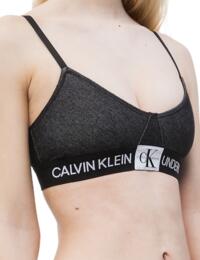 Calvin Klein Triangle Bra Black Denim
