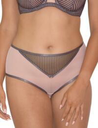 Curvy Kate Victory Pin-Up Short in Grey/Pink