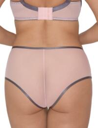 Curvy Kate Victory Pin-Up Short in Grey/Pink