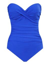 Figleaves Miraclesuit Rock Solid Madrid Bandeau Swimsuit Delphine 