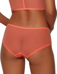 Gossard Superboost Lace Short in Neon Coral