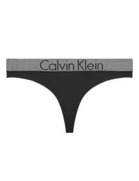 Calvin Klein Customised Stretch Thong in Black