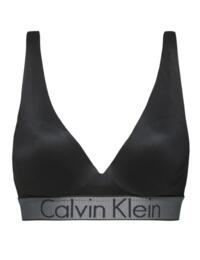 Calvin Klein Customised Stretch Push-Up Plunge Bra in Black