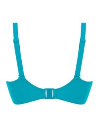 Curvy Kate Sheer Class Balcony Bikini Top in Turquoise