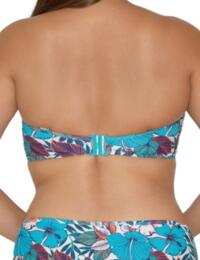 Curvy Kate Hibiscus Bandeau Bikini Top in Print Mix
