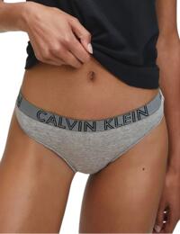 Calvin Klein Ultimate Cotton Thong in Grey Heather