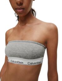 Calvin Klein Modern Cotton Bandeau Bra in Grey Heather