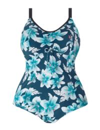 Elomi Island Lily Moulded Swimsuit Petrol 