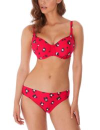 Freya Wildcat  Sweetheart Padded Bikini Top Red