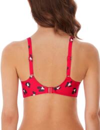 Freya Wildcat  Sweetheart Padded Bikini Top Red