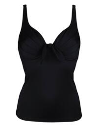  Pour Moi Azure Underwired Lined Tankini Top Black