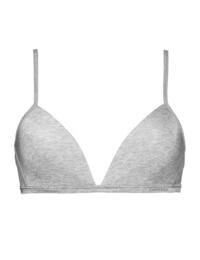  Calvin Klein Youthful Lingerie Lightly Lined Triangle Bra Printed Grey Heather 