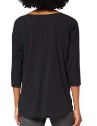 Calvin Klein 3/4 Sleeve Pyjama Top in Black