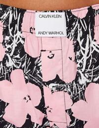 Calvin Klein Andy Warhol Sleep Pant in Flowers Light Pink