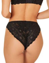 Cosabella Never Say Never High Leg Brief in Black