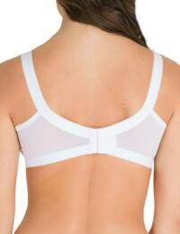 Playtex Classic Lace Support Soft Cup Bra in White
