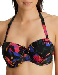 Prima Donna Swim Oasis Balcony Bikini Top Black Catus