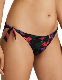 4007053 Prima Donna Swim Oasis Tie Side Bikini Brief - 4007053 Black Cactus