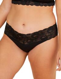 Cosabella Never Say Never Extended Thong Black