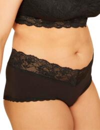 Cosabella Never Say Never Extended Low Rise Hotpant Black
