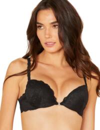 NEVER1103N Cosabella Never Say Never Sexy Push Up Bra - NEVER1103N Black