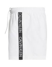 Calvin Klein Core Logo Tape Mens Drawstring Trunks PVH Classic White 
