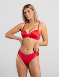 Royal Lounge Intimates Royal Delite Non-Wired Padded Bra in Scarlet Red