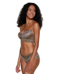 Cosabella Never Say Never Printed Low Rise Hotpant Neutral Leopard 