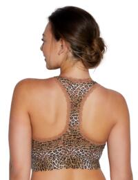 Cosabella Never Say Never Printed Curve Racerback bra Neutral Leopard 