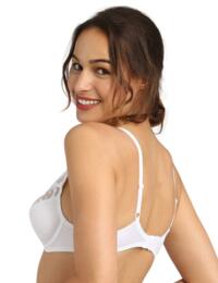 Underwired bra in white Essential Elegance Embroidery