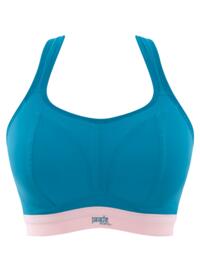 Panache Sports Non-Wired Sports Bra Teal/Pink