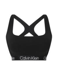 Calvin Klein Structure Cotton Plus Size Bralette Black
