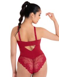 ST010704 Scantilly by Curvy Kate Indulgence Stretch Lace Body - ST010704 Red