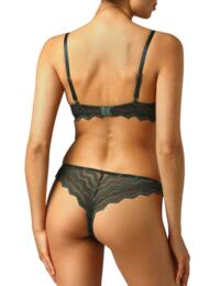 Muse By Coco De Mer Margot Brazilian Brief Forest Green