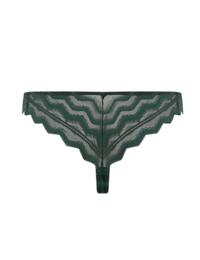 Muse By Coco De Mer Margot Brazilian Brief Forest Green