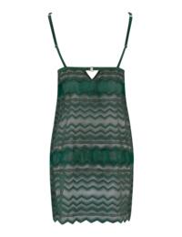 Muse by Coco De Mer Margot Slip Forest Green