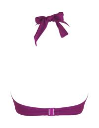Instaglam Cut Away Halter Bikini Top Purple