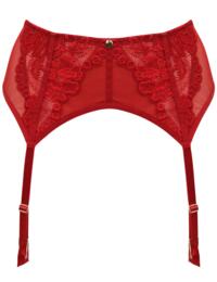 Pour Moi Statement Suspender Red