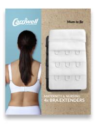 Carriwell Bra Extenders 4 Pack White and Black
