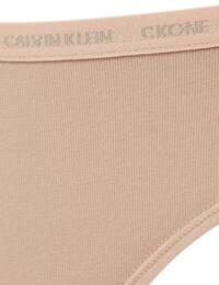 Calvin Klein CK One Cotton 2 Pack Thongs Cedar