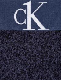 Calvin Klein CK One Plush Sleep Short Loungewear Blue Shadow 