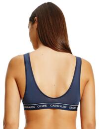 Calvin Klein CK One Recycled Unlined Bralette Blue Shadow