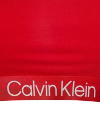 Calvin Klein Structure Cotton Unlined Bralette Rustic Red