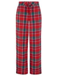 Pour Moi Cosy Check Pyjama Set Red/Navy/Green