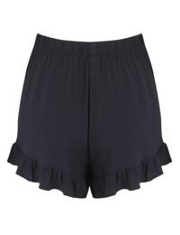 Pour Moi Sofia Love Frill Jersey Shorts Black