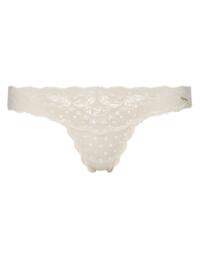 Tommy Hilfiger Tommy Prairie Lace Thong Ivory