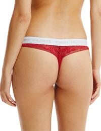 Tommy Hilfiger Tommy 85 Lace Thong Primary Red