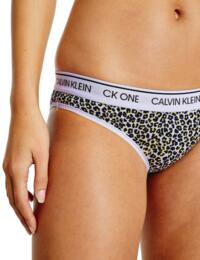 Calvin Klein CK One Cotton Brief Mini Cheetah Print/River