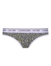 Calvin Klein CK One Cotton Brief Mini Cheetah Print/River