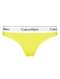 Calvin Klein Modern Cotton Thong Citrina